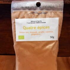 Quatre épices bio 50gr